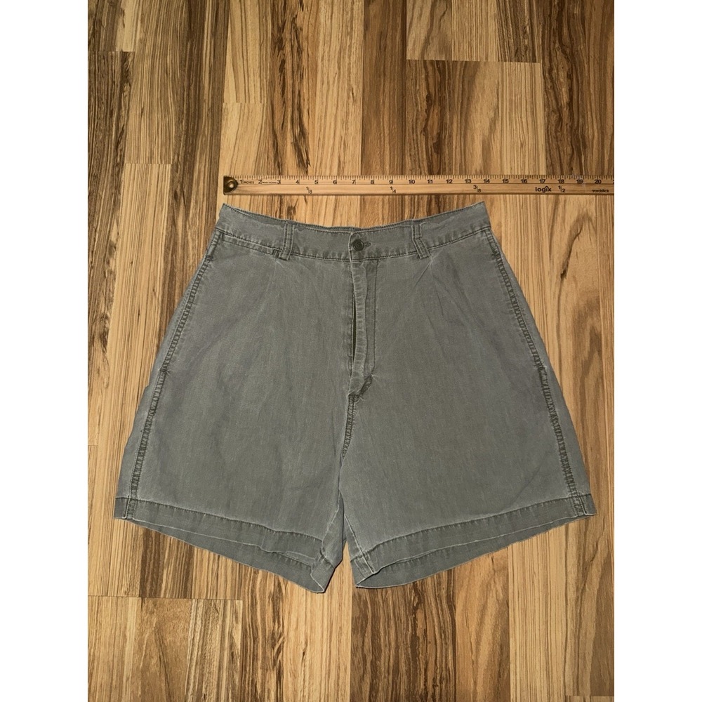 Vintage American Eagle Outfitters‎ Women's Shorts Size 30 Green High Rise 90s
